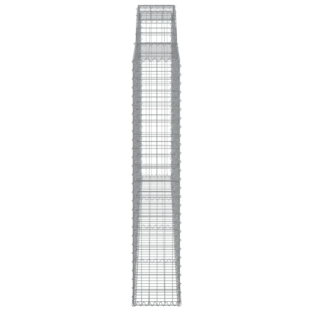 Lučne gabionske košare 5 kom 300x30x160/180cm pocinčano željezo