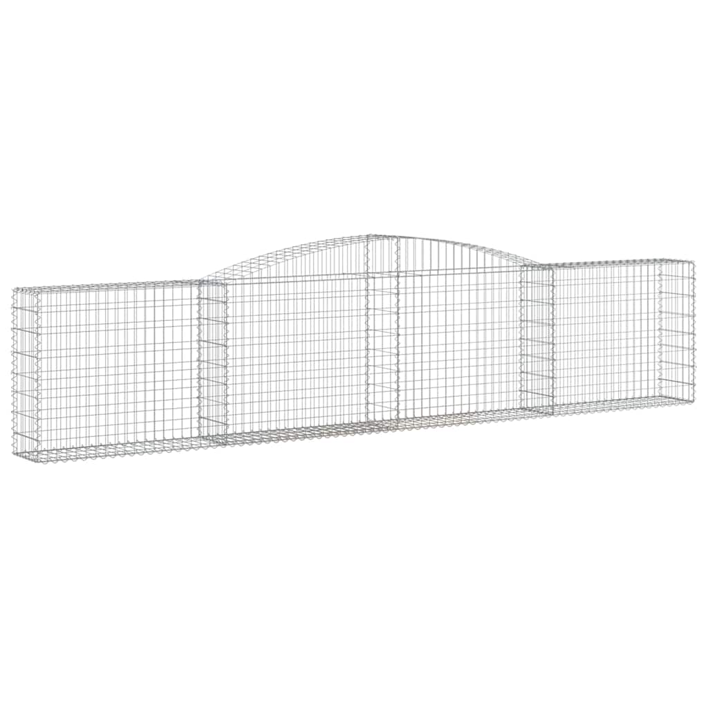 Lučne gabionske košare 20 kom 400x30x80/100cm pocinčano željezo