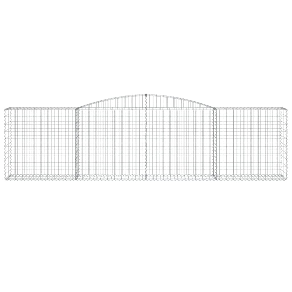 Lučne gabionske košare 20kom 400x50x100/120cm pocinčano željezo