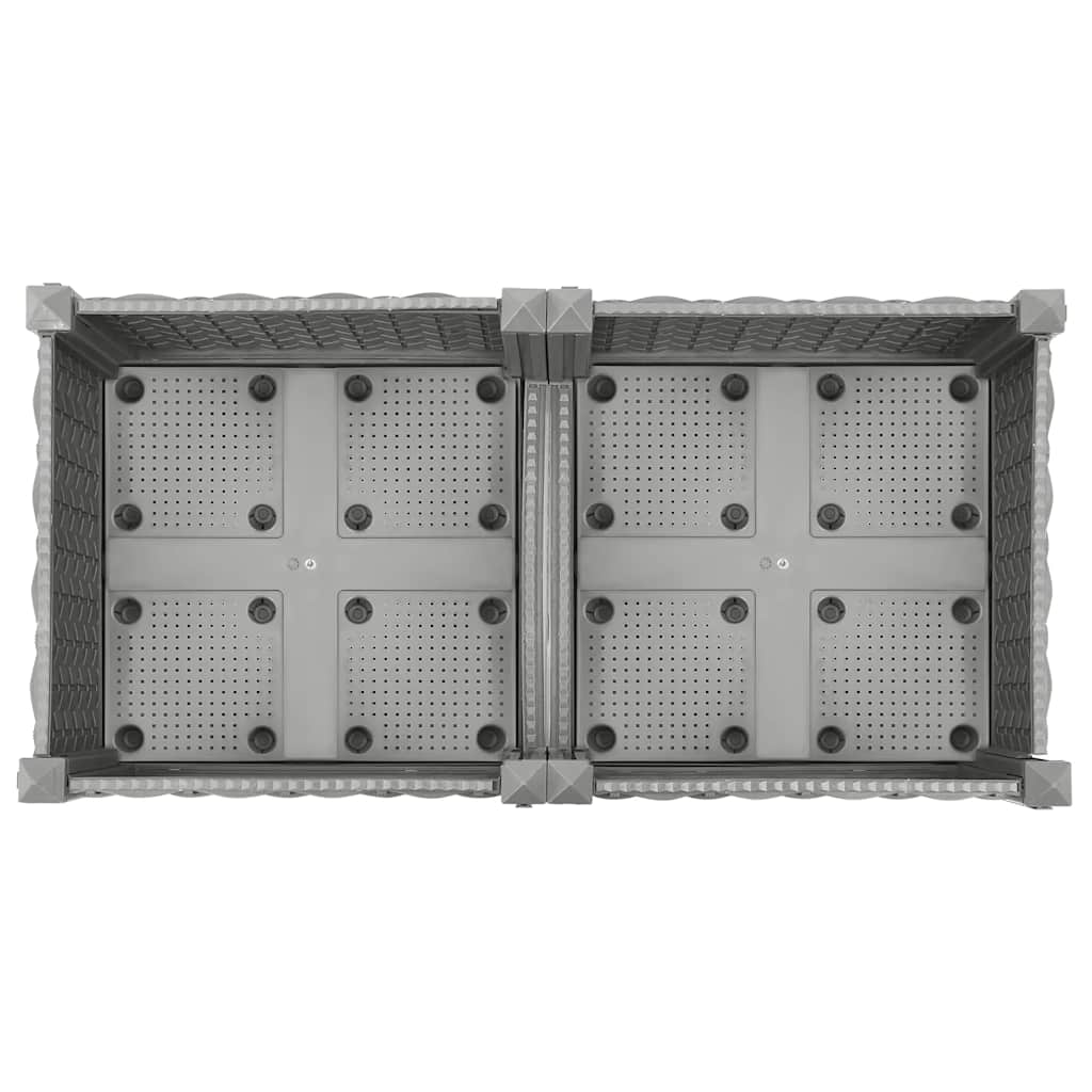Povišena gredica 80x40x71 cm od polipropilena