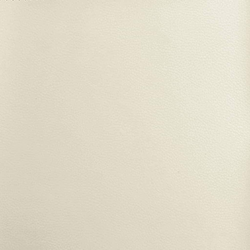 Klupa krem 100 x 75 x 76 cm od umjetne kože