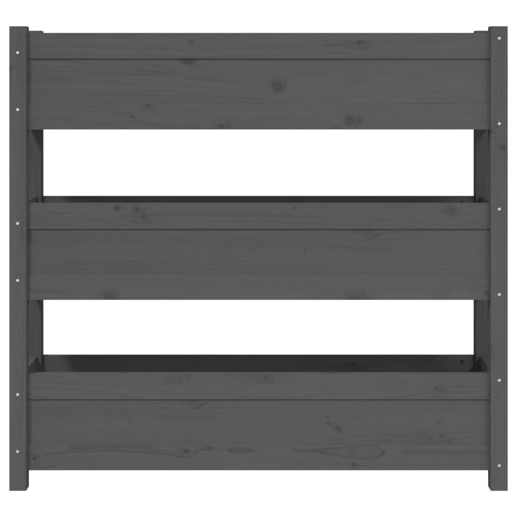 Sadilica siva 112 x 25 x 104,5 cm od masivne borovine