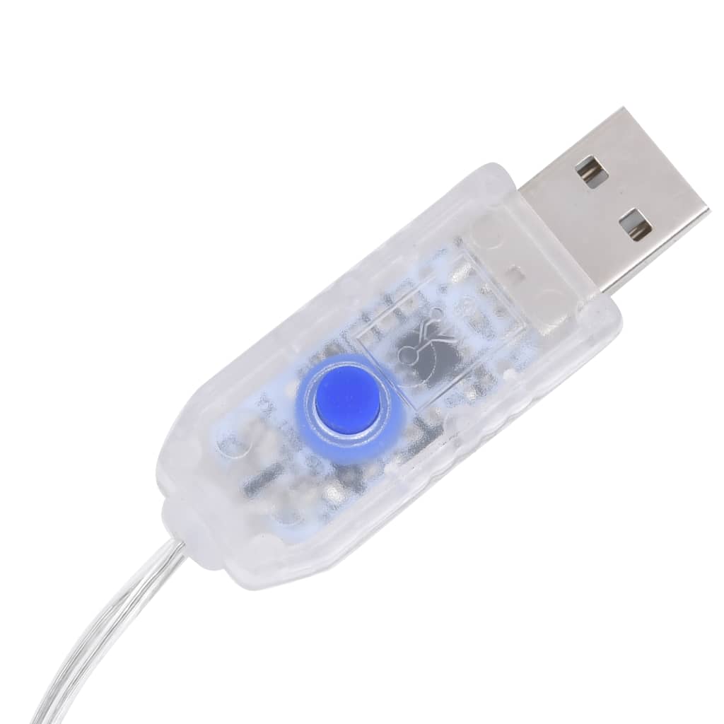 Božićni sobovi 6 kom topli bijeli 240 LED žarulja akrilni