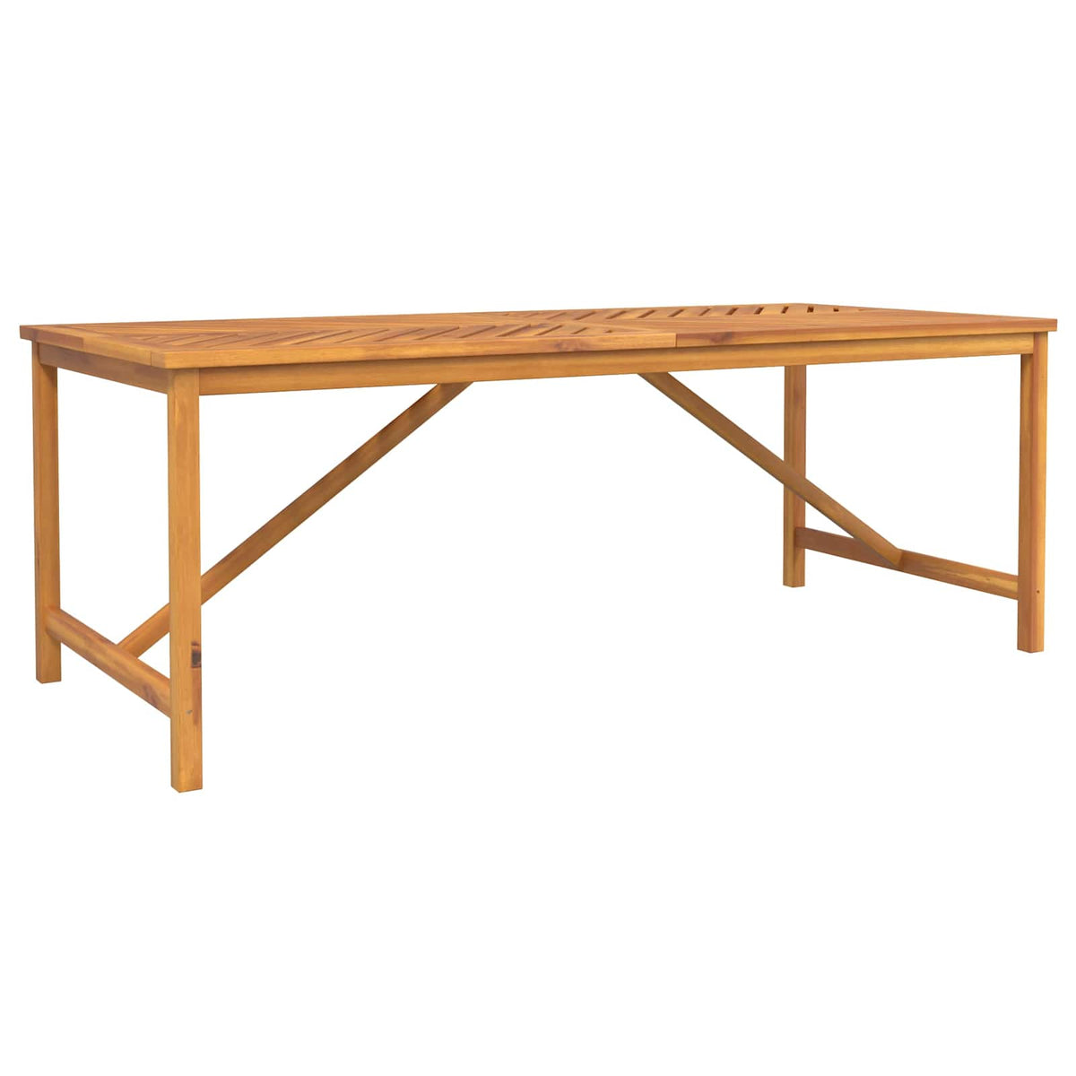 Vrtni set za objed 5 kom. Smeđa 200 x 90 x 74 cm