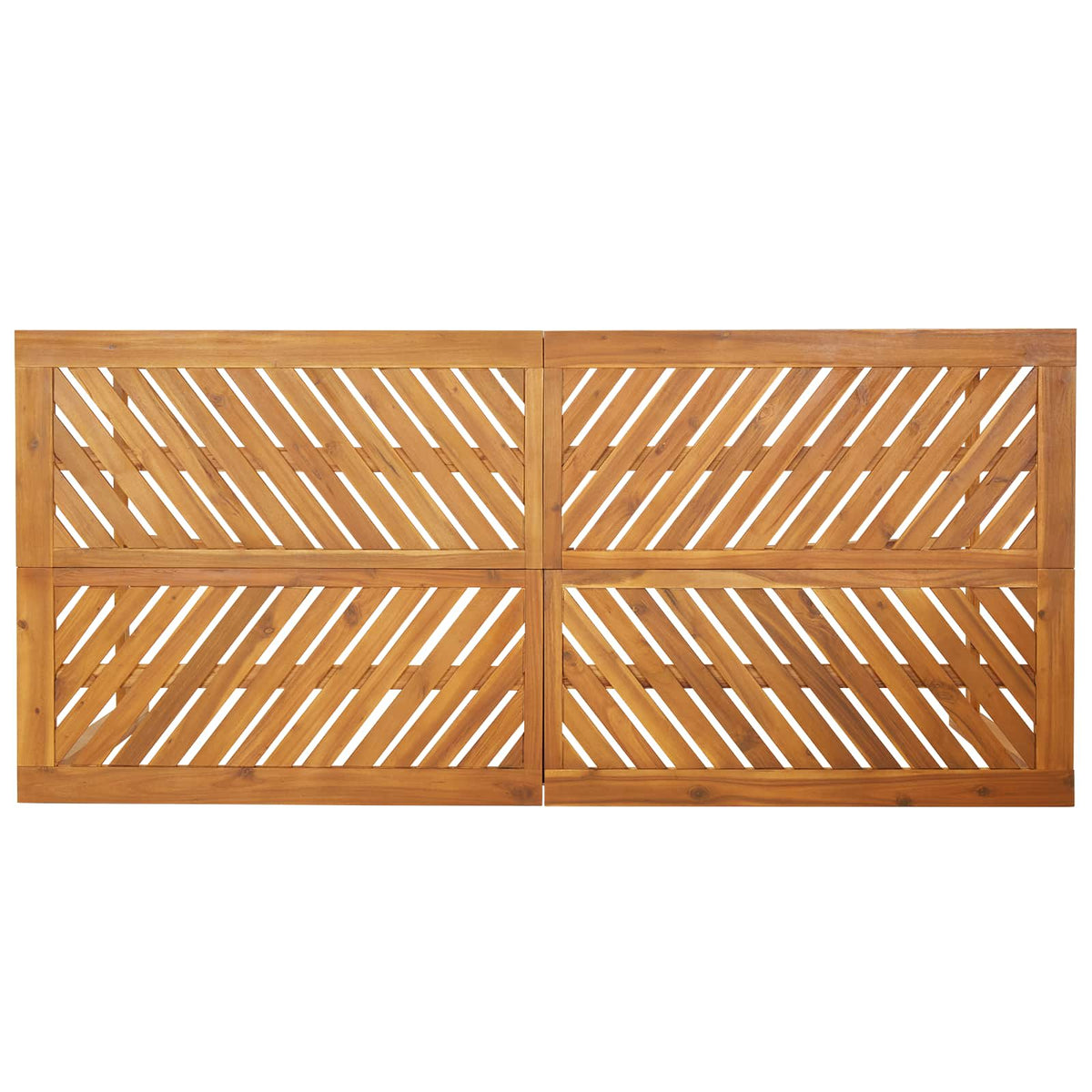 Vrtni set za objed 5 kom. Smeđa 200 x 90 x 74 cm