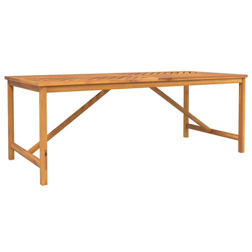 Vrtni set za objed 7 kom. Smeđa 200 x 90 x 74 cm