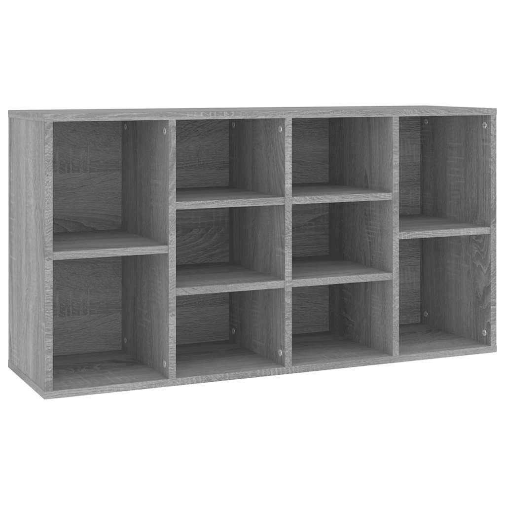 Klupa za cipele boja hrasta 103x30x55 cm konstruirano drvo Siva
