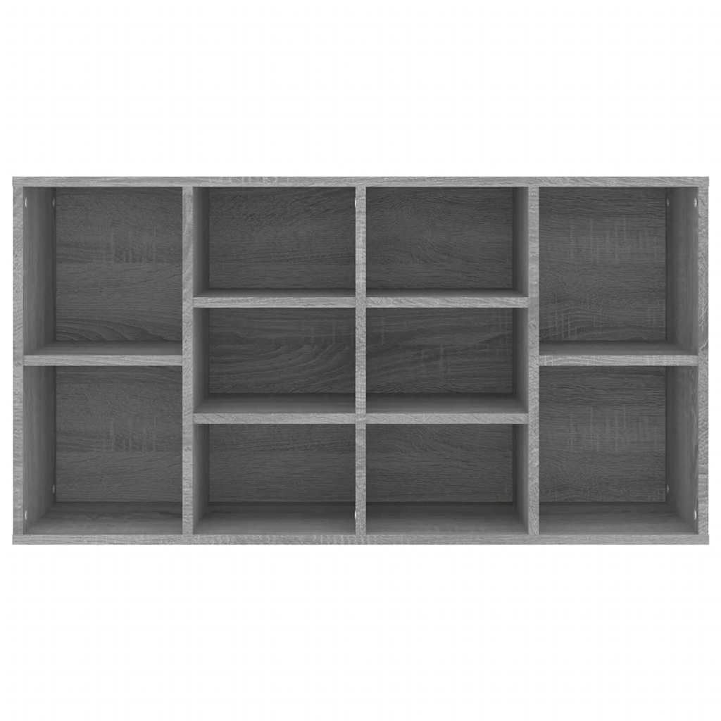 Klupa za cipele boja hrasta 103x30x55 cm konstruirano drvo Siva