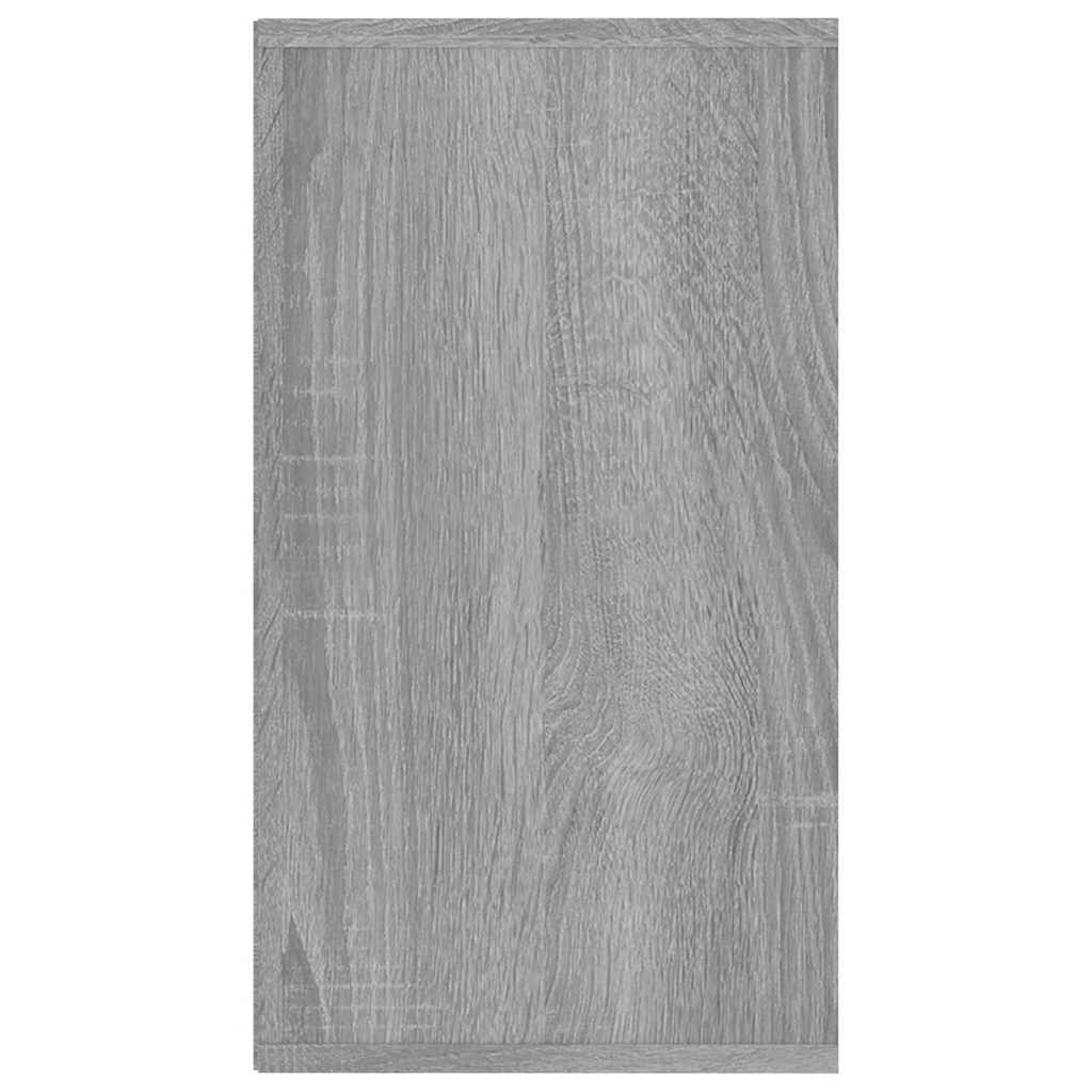 Klupa za cipele boja hrasta 103x30x55 cm konstruirano drvo Siva