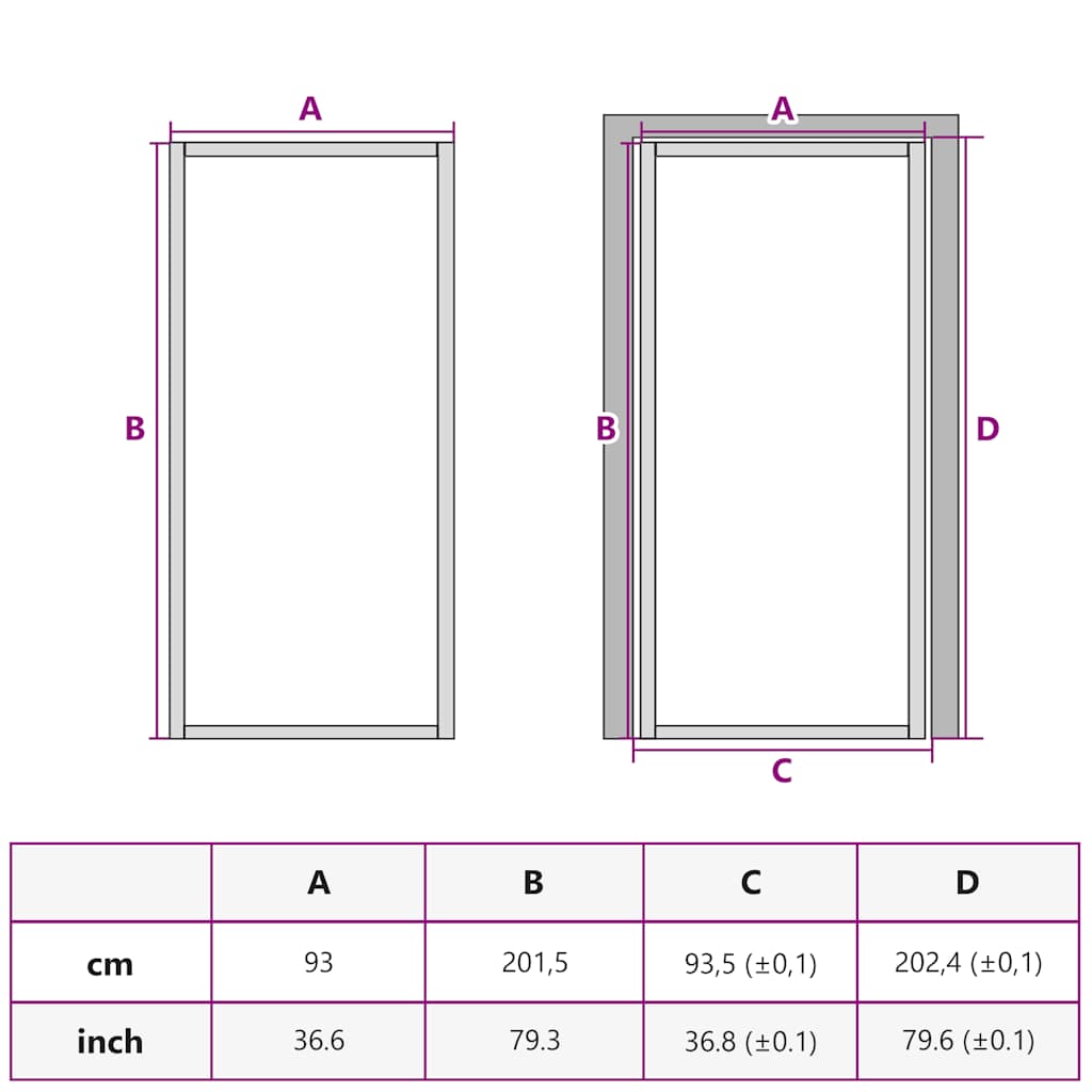 Sobna vrata crna 93 x 201,5 cm kaljeno staklo i aluminij tanka