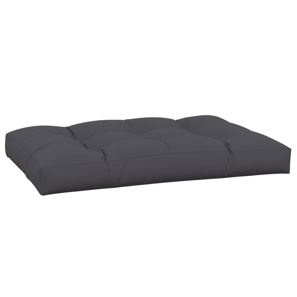 Jastuk za palete antracit 120 x 80 x 12 cm od tkanine