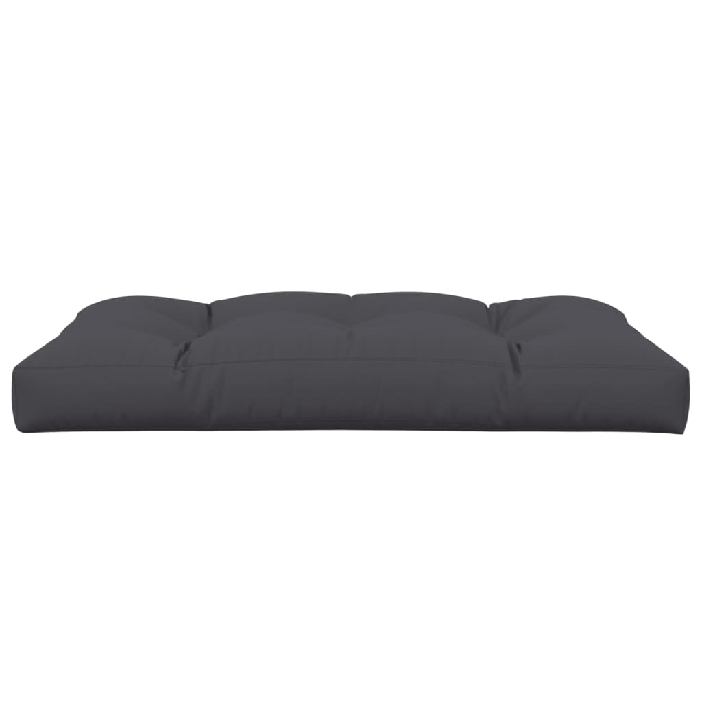 Jastuk za palete antracit 120 x 80 x 12 cm od tkanine