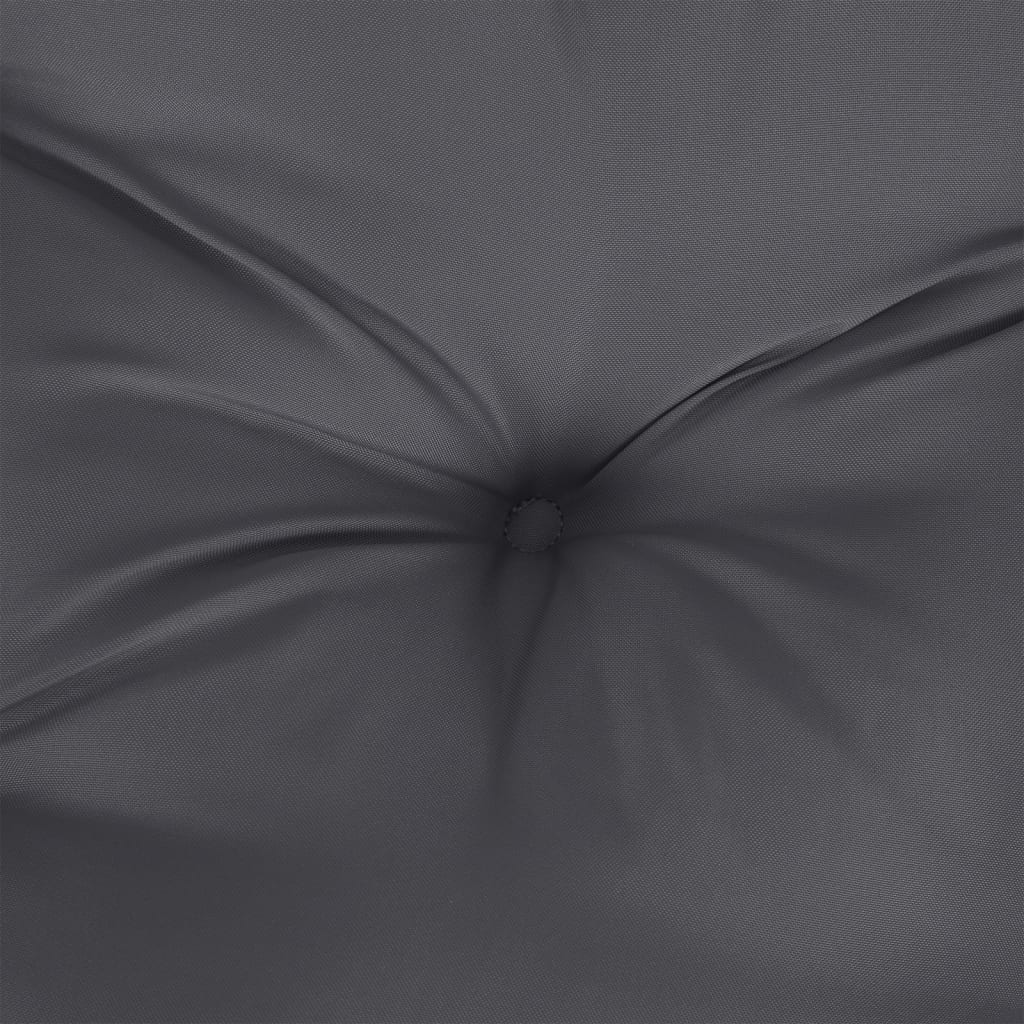 Jastuk za palete antracit 120 x 80 x 12 cm od tkanine