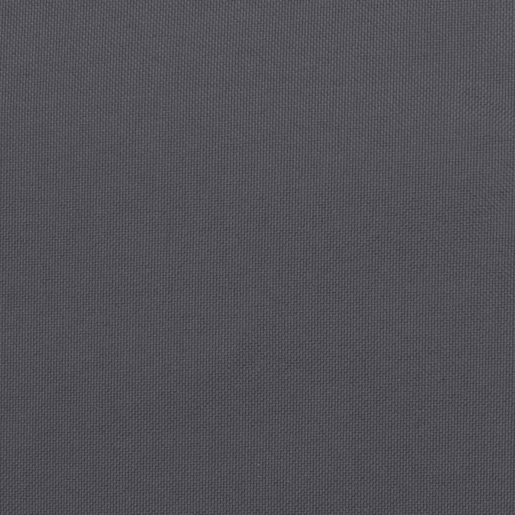 Jastuk za palete antracit 120 x 80 x 12 cm od tkanine