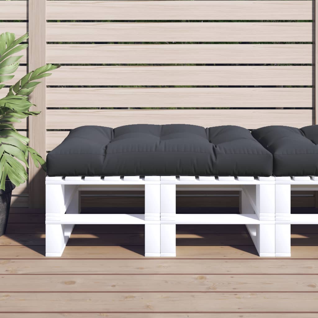 Jastuk za palete antracit 120 x 80 x 12 cm od tkanine