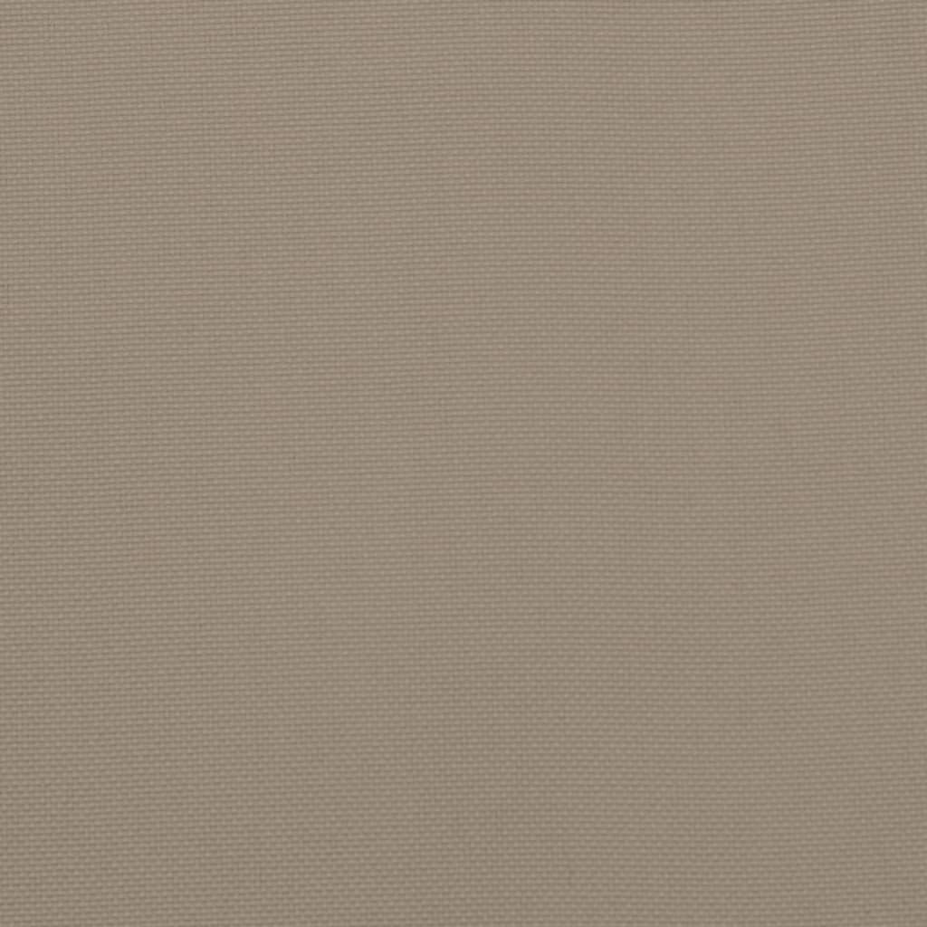 Jastuci za palete 2 kom smeđesivi od tkanine Tupe 70 x 70 x 12 cm