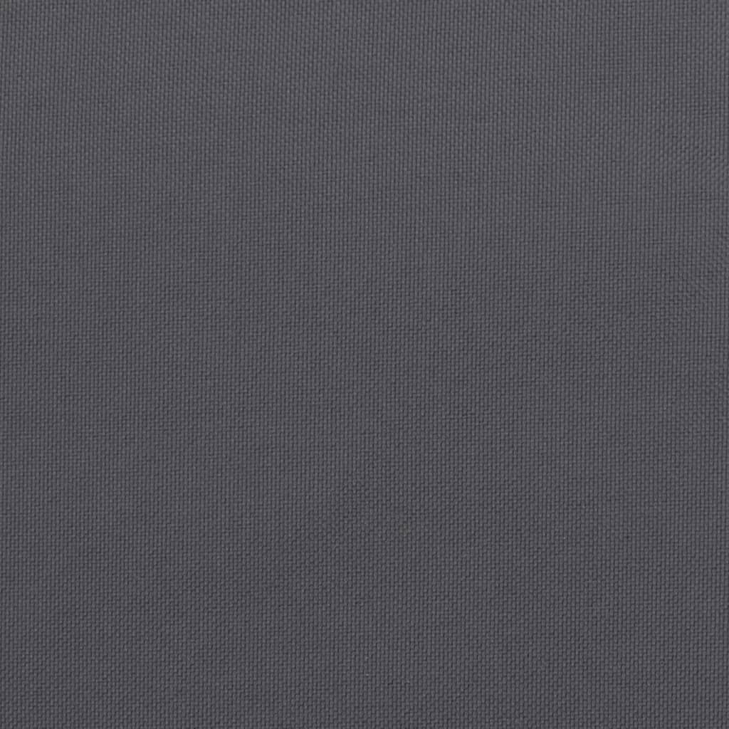 Jastuci za palete 2 kom antracit od tkanine Antracitno siva 120 x 80 x 12 cm