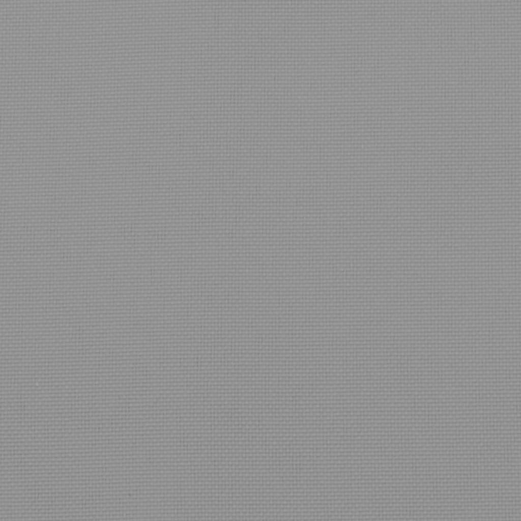 Jastuci za palete 2 kom sivi od tkanine Siva 120 x 80 x 12 cm