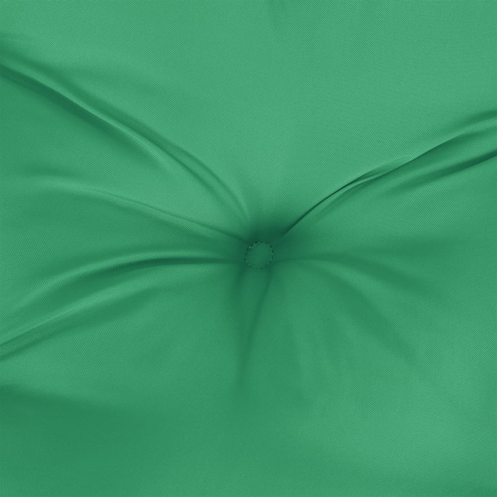 Jastuci za palete 2 kom zeleni od tkanine Zelena 120 x 80 x 12 cm