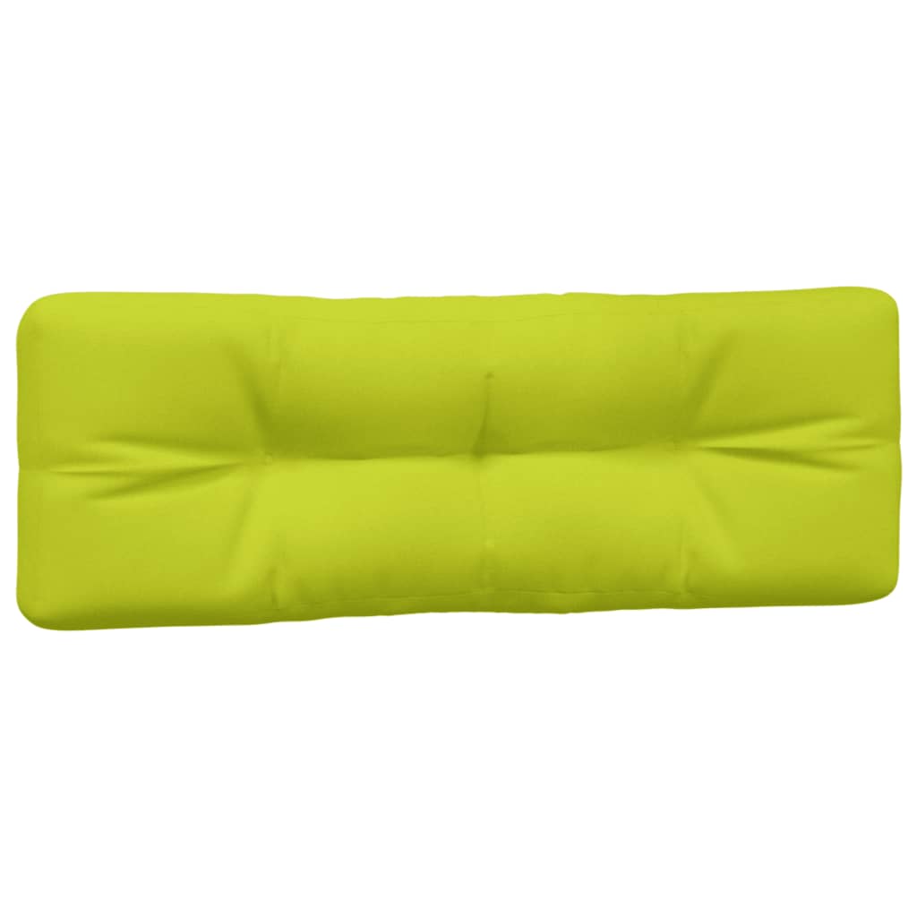 Jastuci za palete 2 kom jarkozeleni od tkanine Zelena 60 x 60 x 12 cm