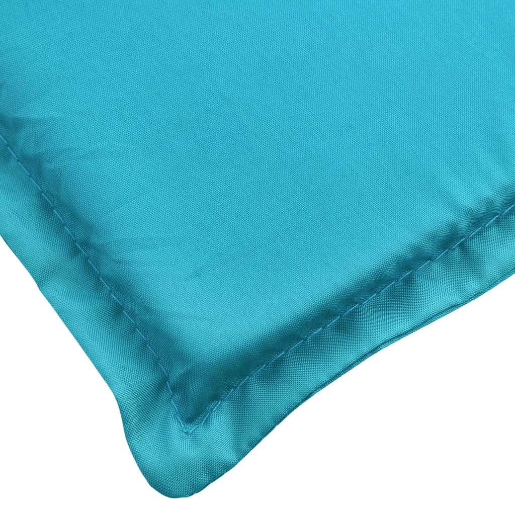 Jastuk za ležaljku za sunčanje tirkizni od tkanine Oxford Tirkizna 200 x 60 x 4 cm