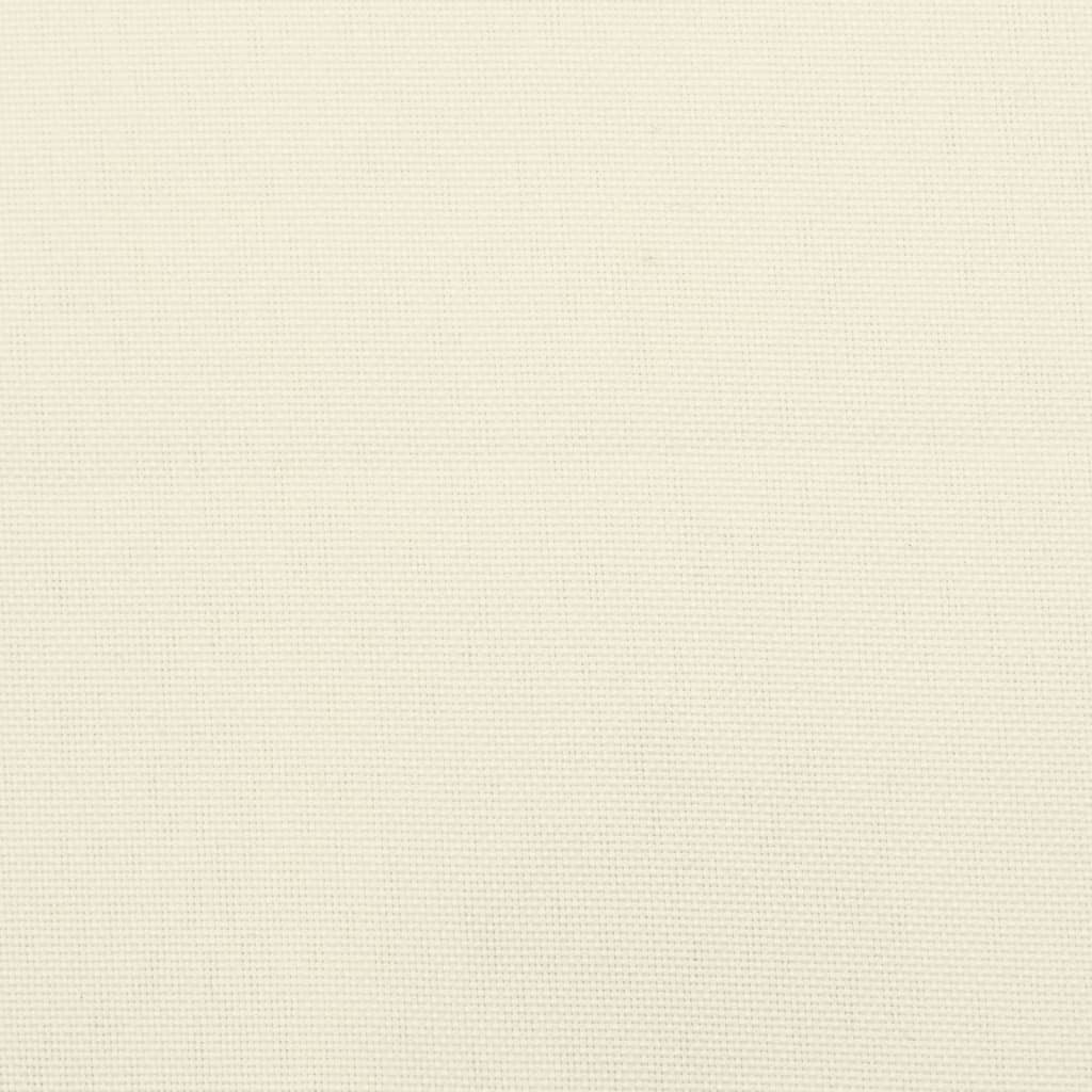 Jastuk za vrtnu klupu krem bijeli 110x50x7 cm od tkanine Oxford