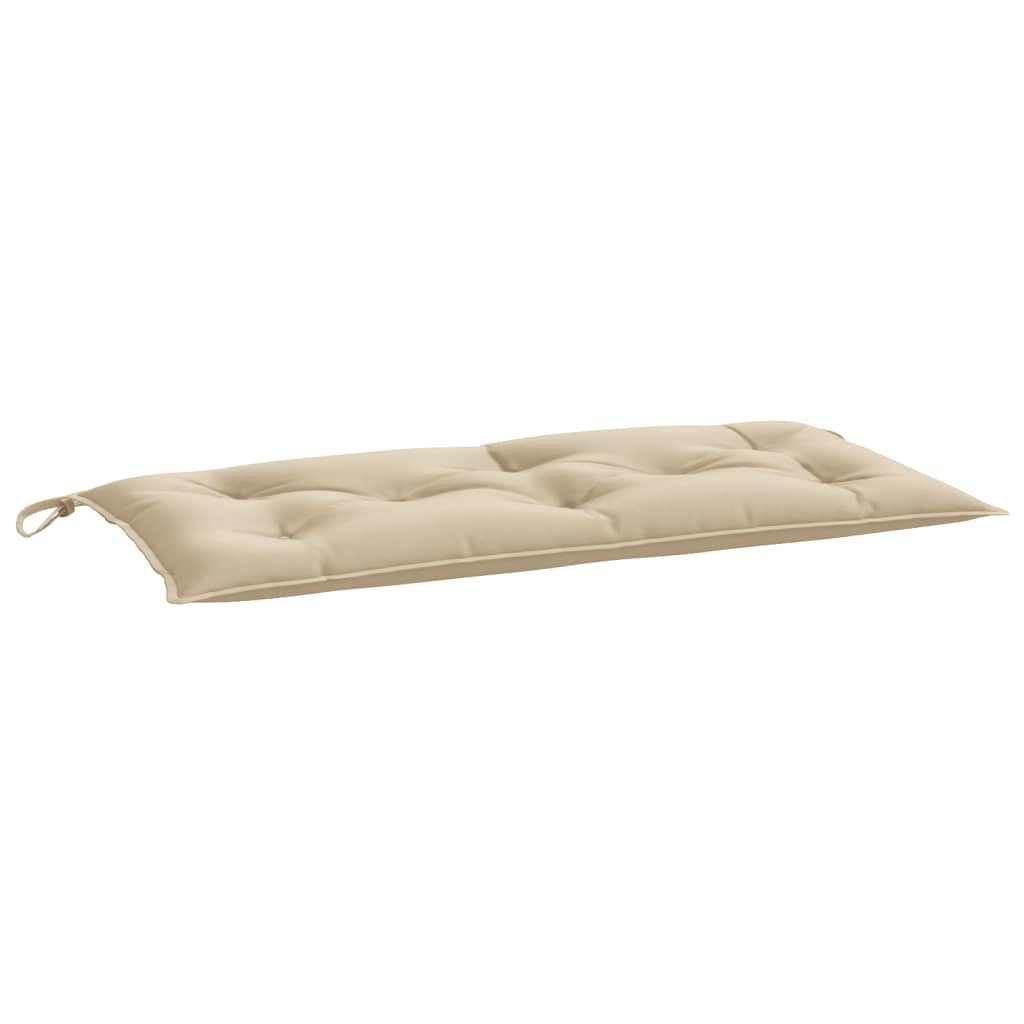 Jastuk za vrtnu klupu bež 110 x 50 x 7 cm od tkanine Oxford