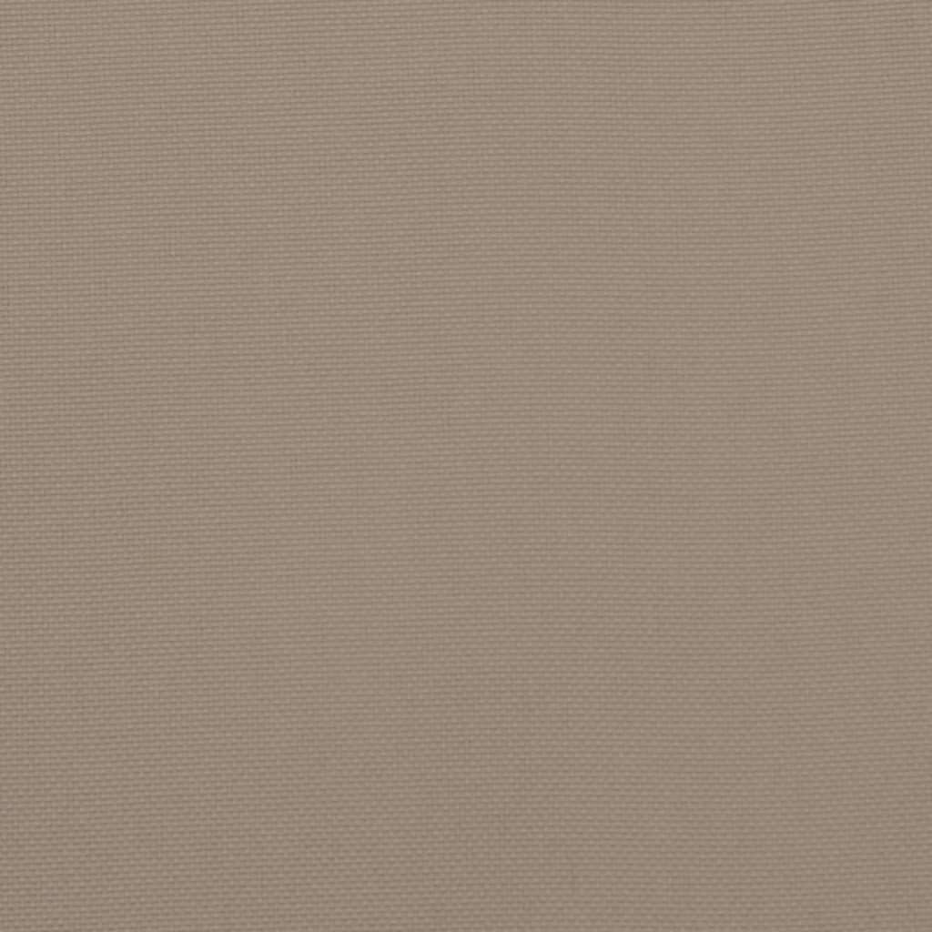 Jastuk za vrtnu klupu smeđesivi 110 x 50 x 7 cm tkanina Oxford