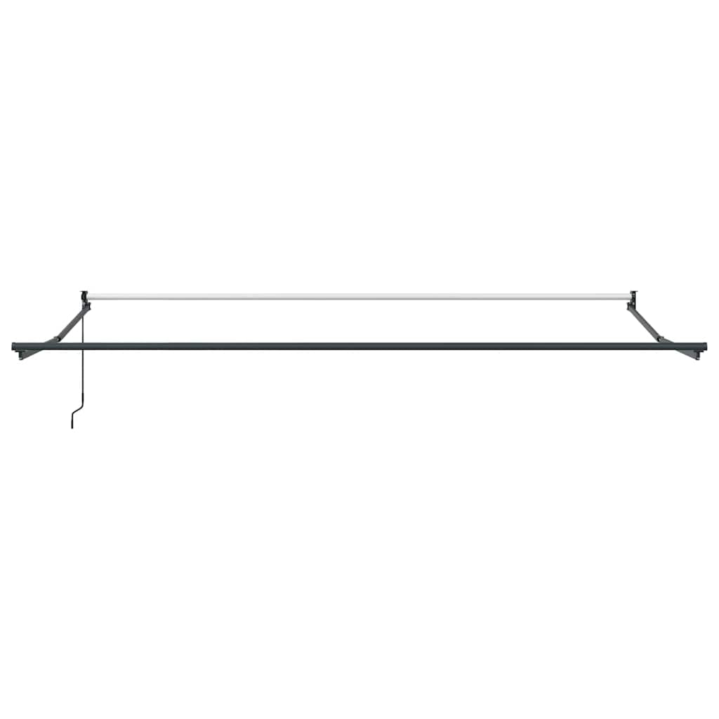 Tenda na uvlačenje narančasto-smeđa 4,5x3 m tkanina i aluminij