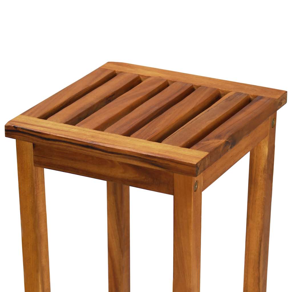 5-dijelni vrtni barski set od masivnog bagremovog drva Smeđa 60 cm table length