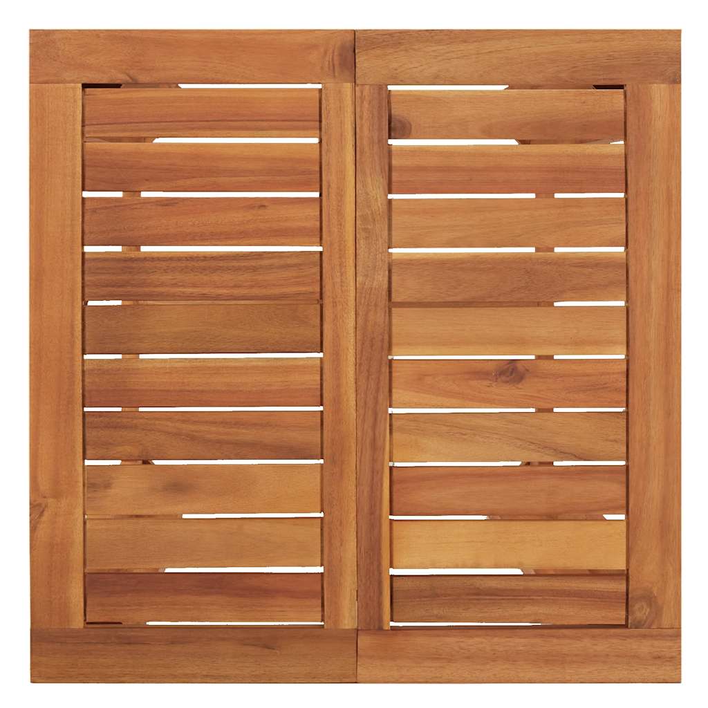 3-dijelni vrtni barski set od masivnog bagremovog drva Smeđa 60 cm table length