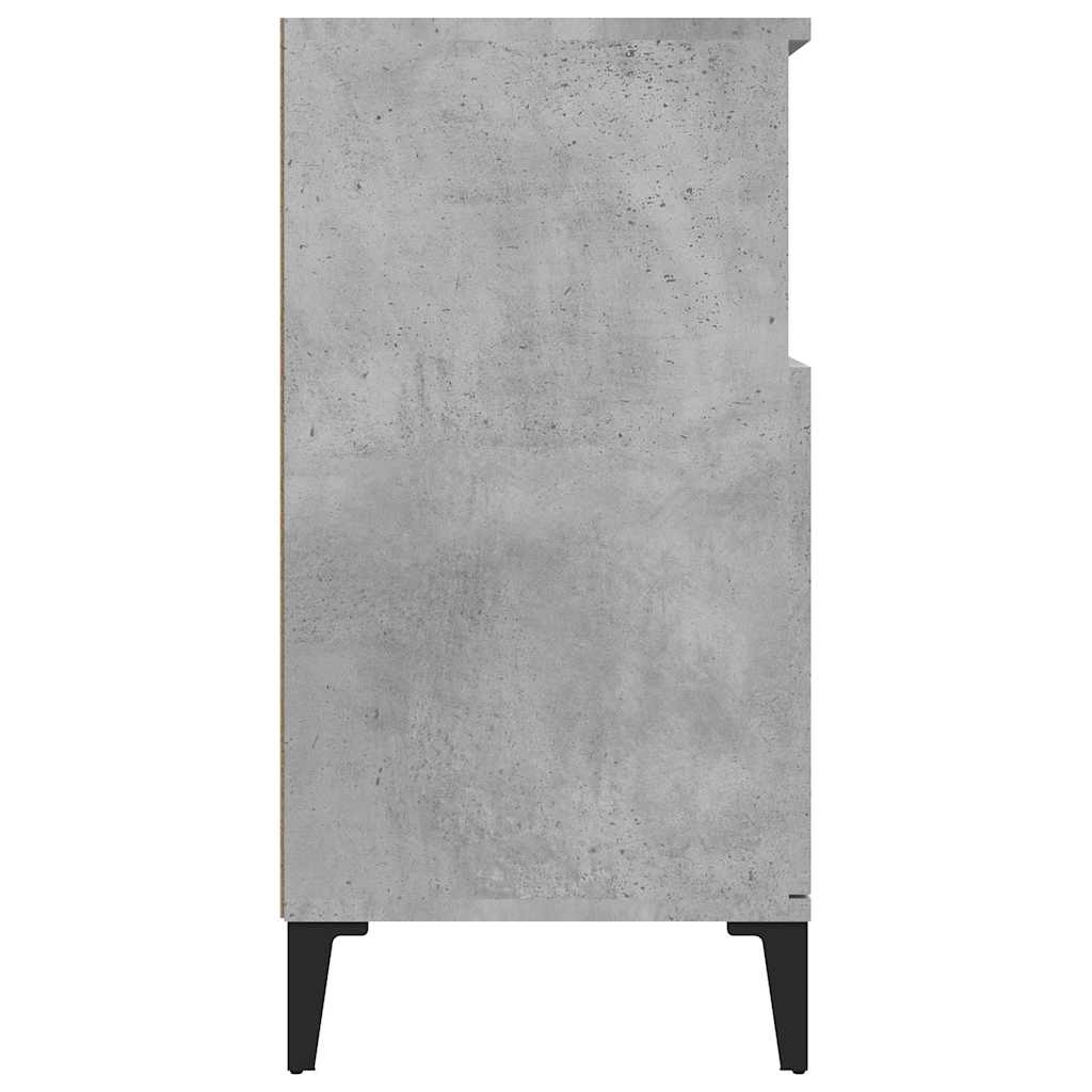 Komoda siva boja betona 60x35x70 cm od konstruiranog drva