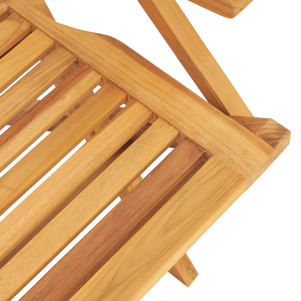 7-dijelni vrtni blagovaonski set od masivne tikovine Smeđa 180 cm table length