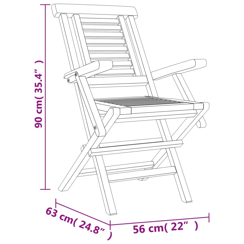 7-dijelni vrtni blagovaonski set od masivne tikovine Smeđa 180 cm table length