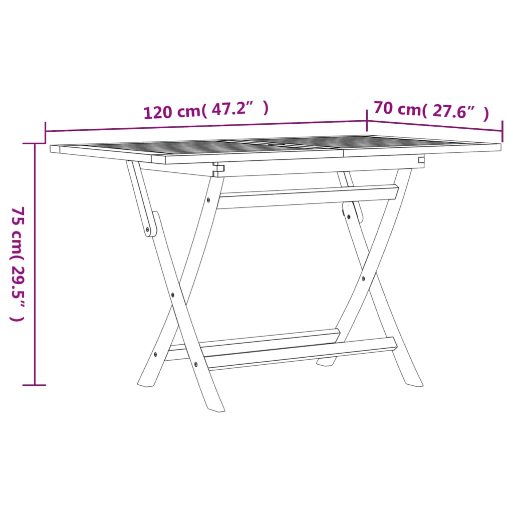 7-dijelni vrtni blagovaonski set od masivne tikovine Smeđa 180 cm table length