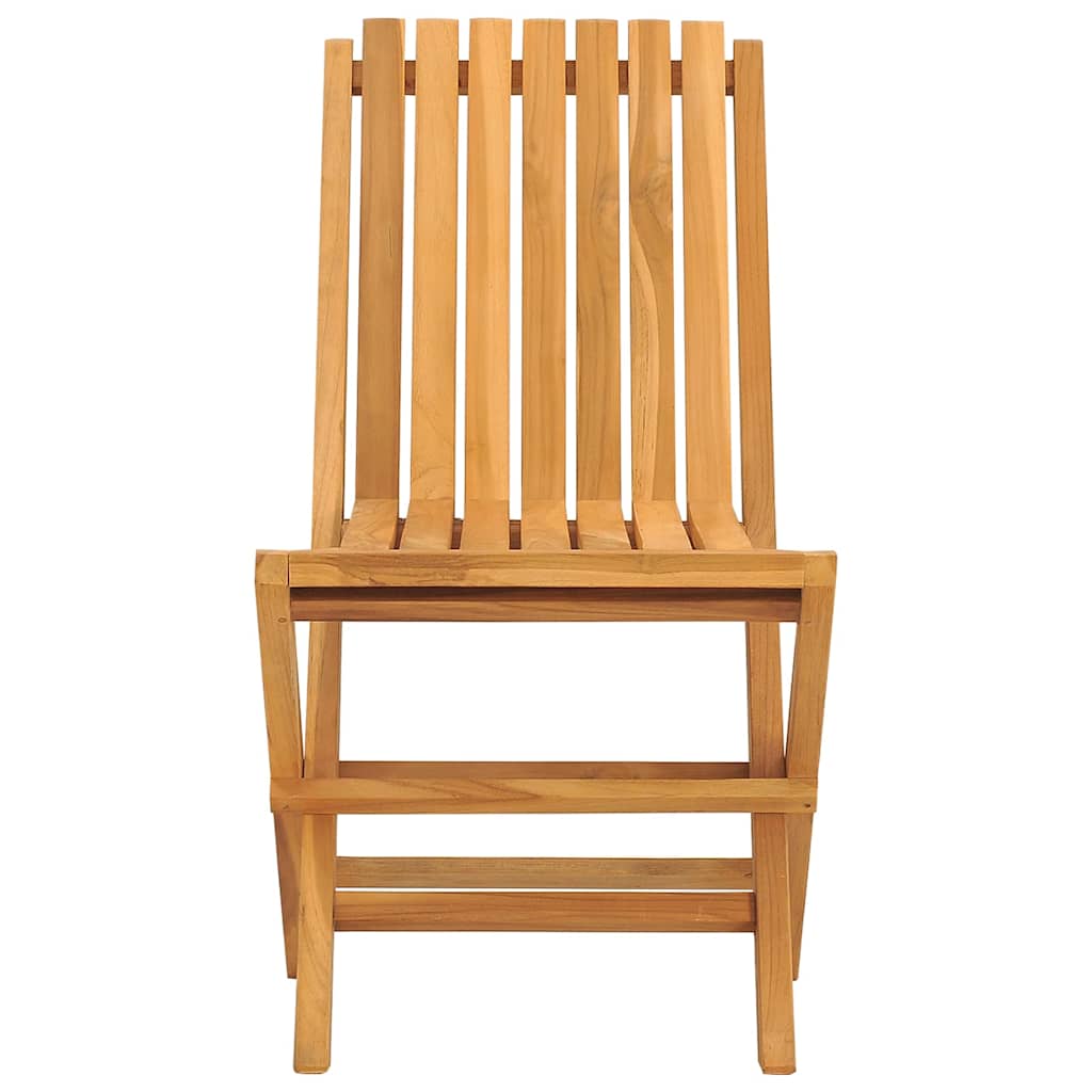 Sklopive vrtne stolice 8 kom 47x47x89 cm od masivne tikovine