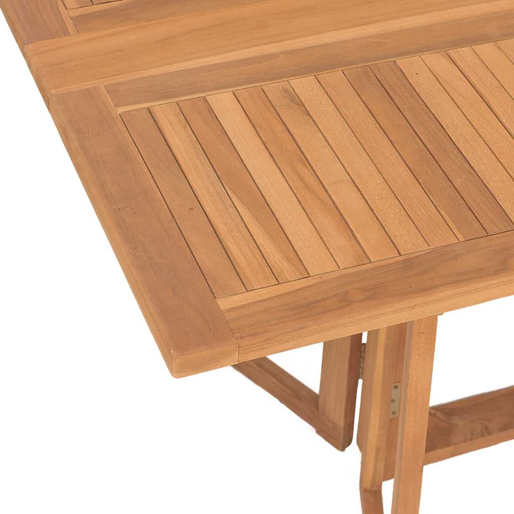 Vrtni set za objed 7 kom. Smeđa 150 x 90 x 75 cm