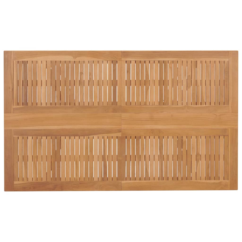 Vrtni set za objed 7 kom. Smeđa 150 x 90 x 75 cm