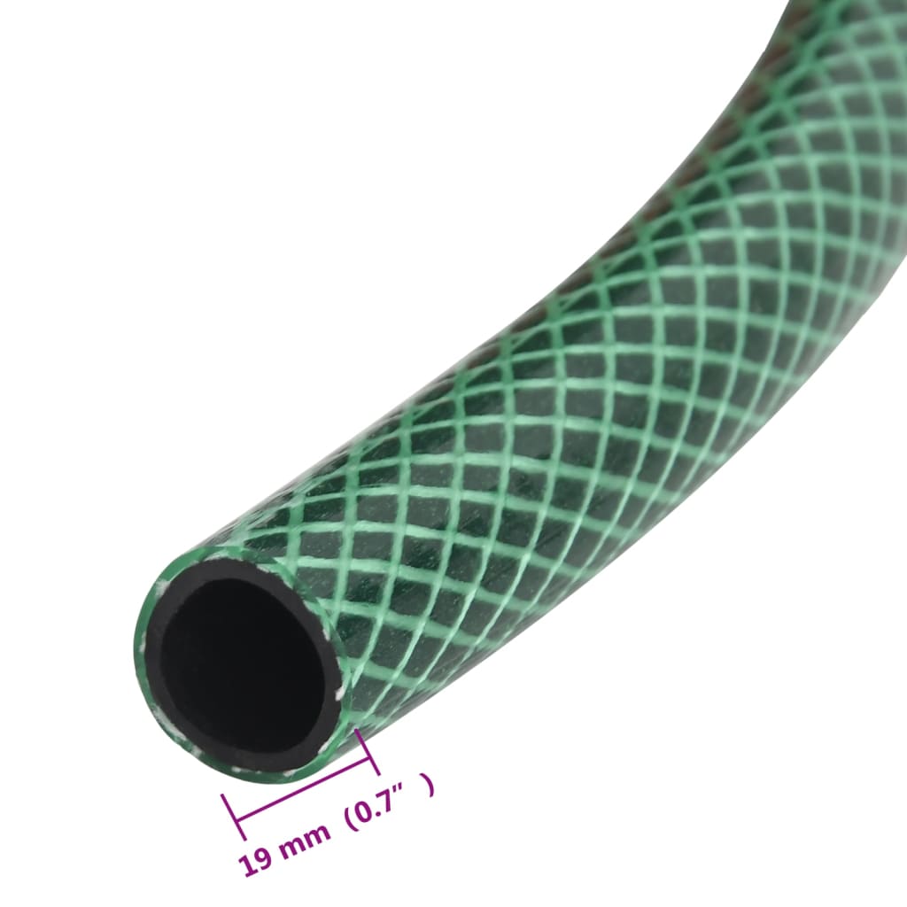 Vrtno crijevo zeleno 0,75 " 20 m PVC
