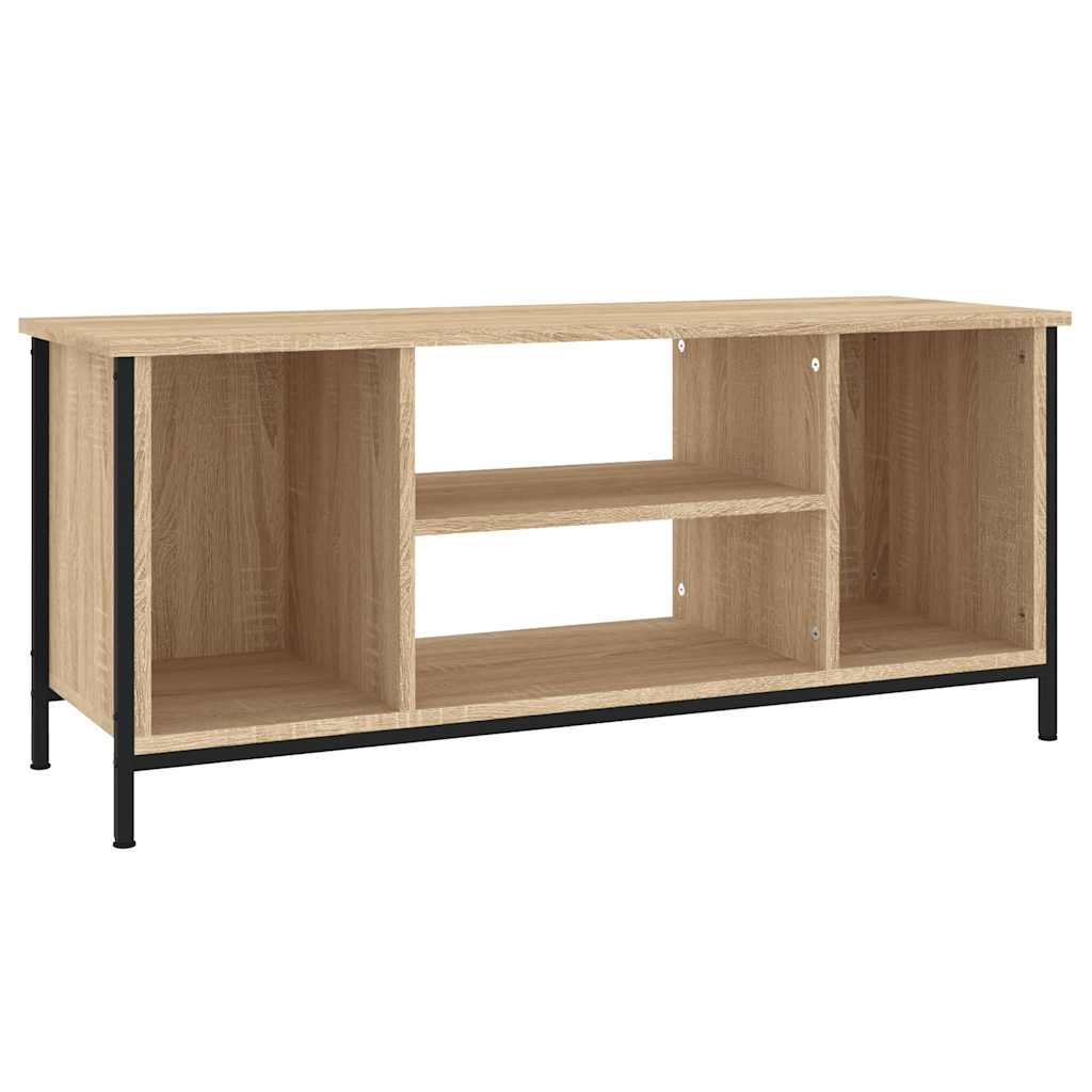 TV ormarić boja hrasta 102x35x45 cm od konstruiranog drva Smeđa