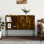Komoda boja dimljenog hrasta 100x40x79,5 cm konstruirano drvo