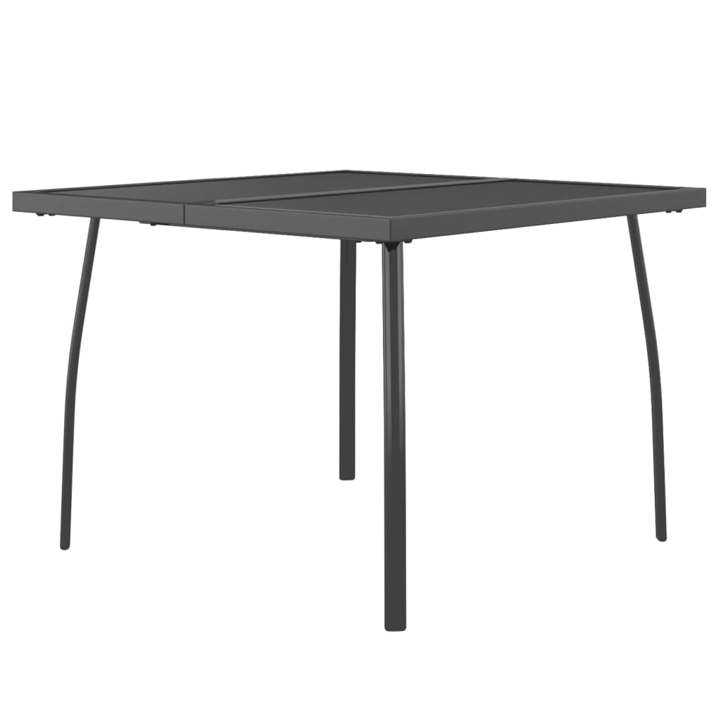 Vrtni stol antracit 100x100x7 cm od čelične mreže