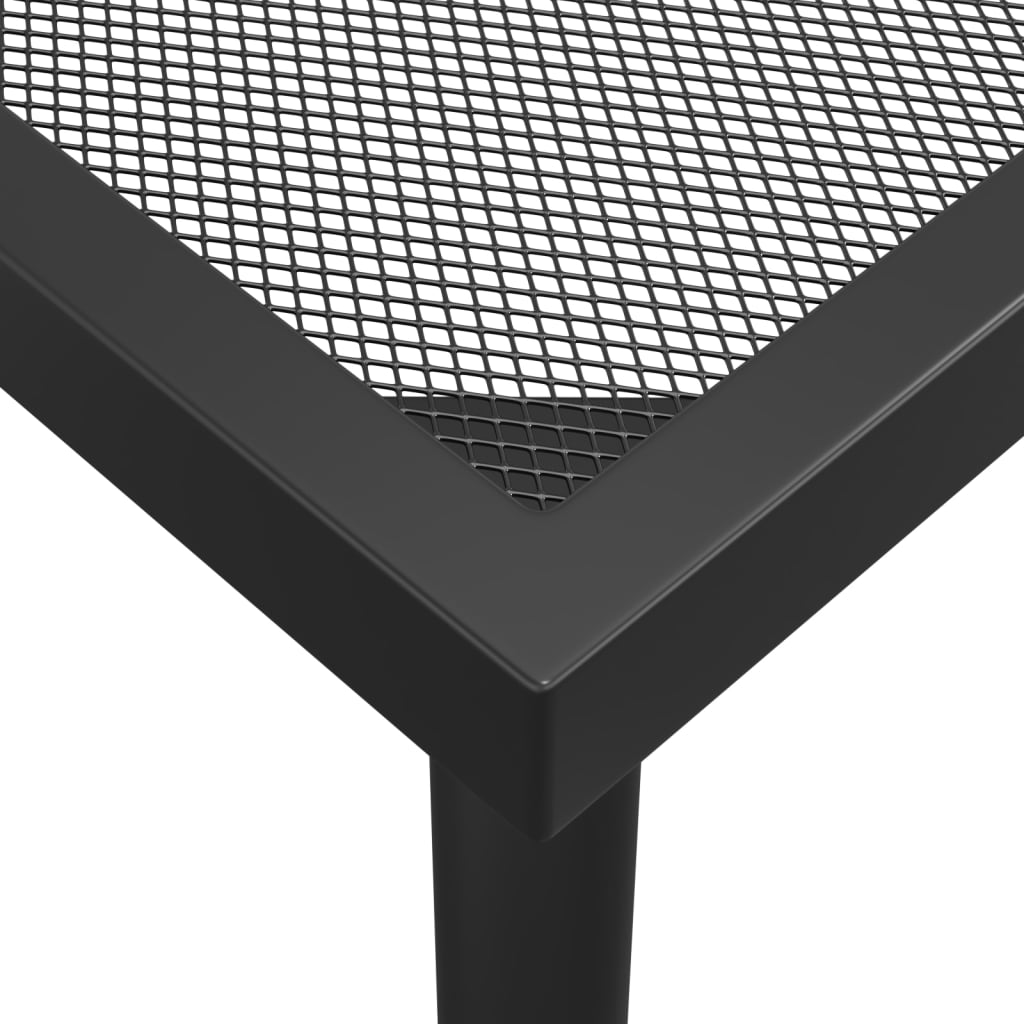 Vrtni stol antracit 100x100x7 cm od čelične mreže