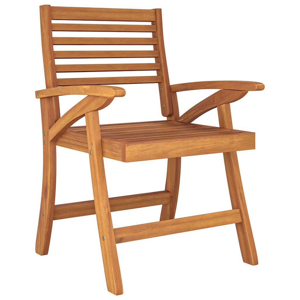 3-dijelni vrtni blagovaonski set od masivnog bagremovog drva Smeđa 85 x 85 cm