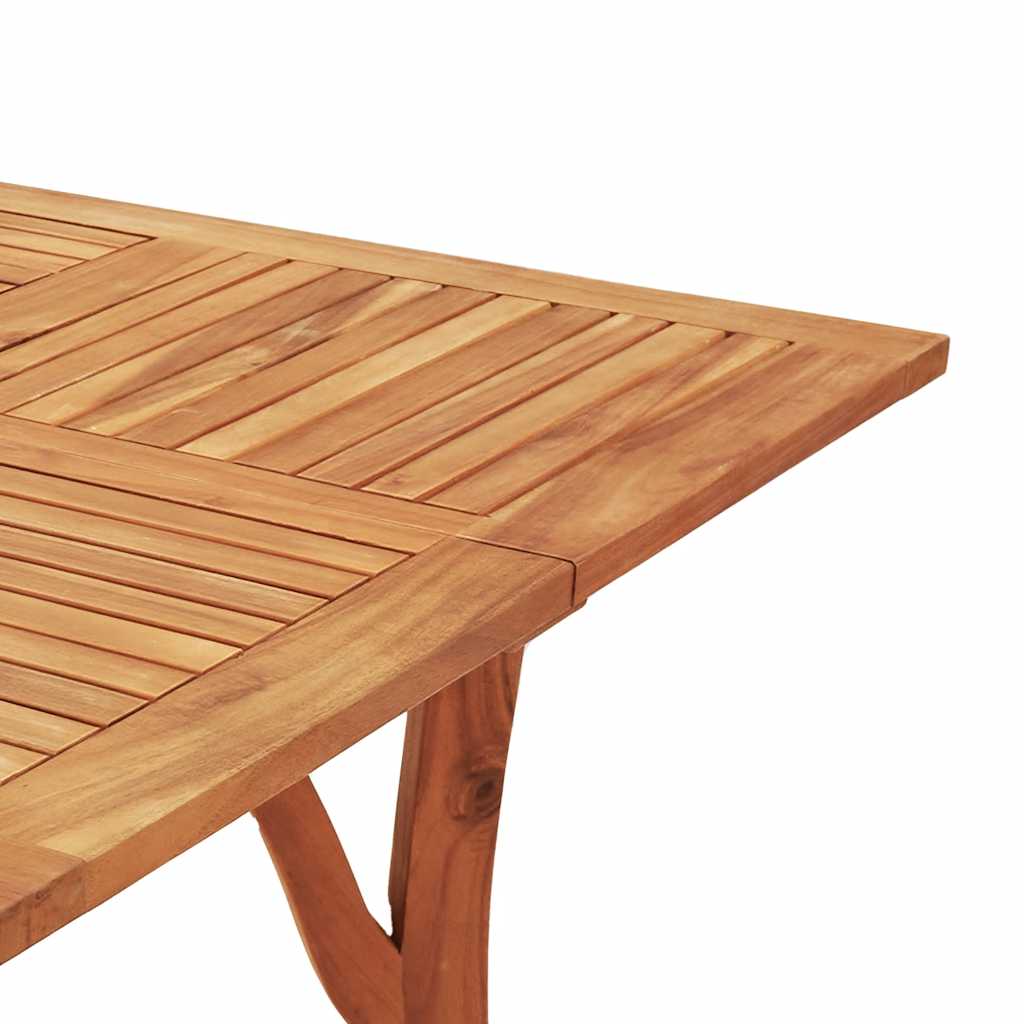 3-dijelni vrtni blagovaonski set od masivnog bagremovog drva Smeđa 85 x 85 cm