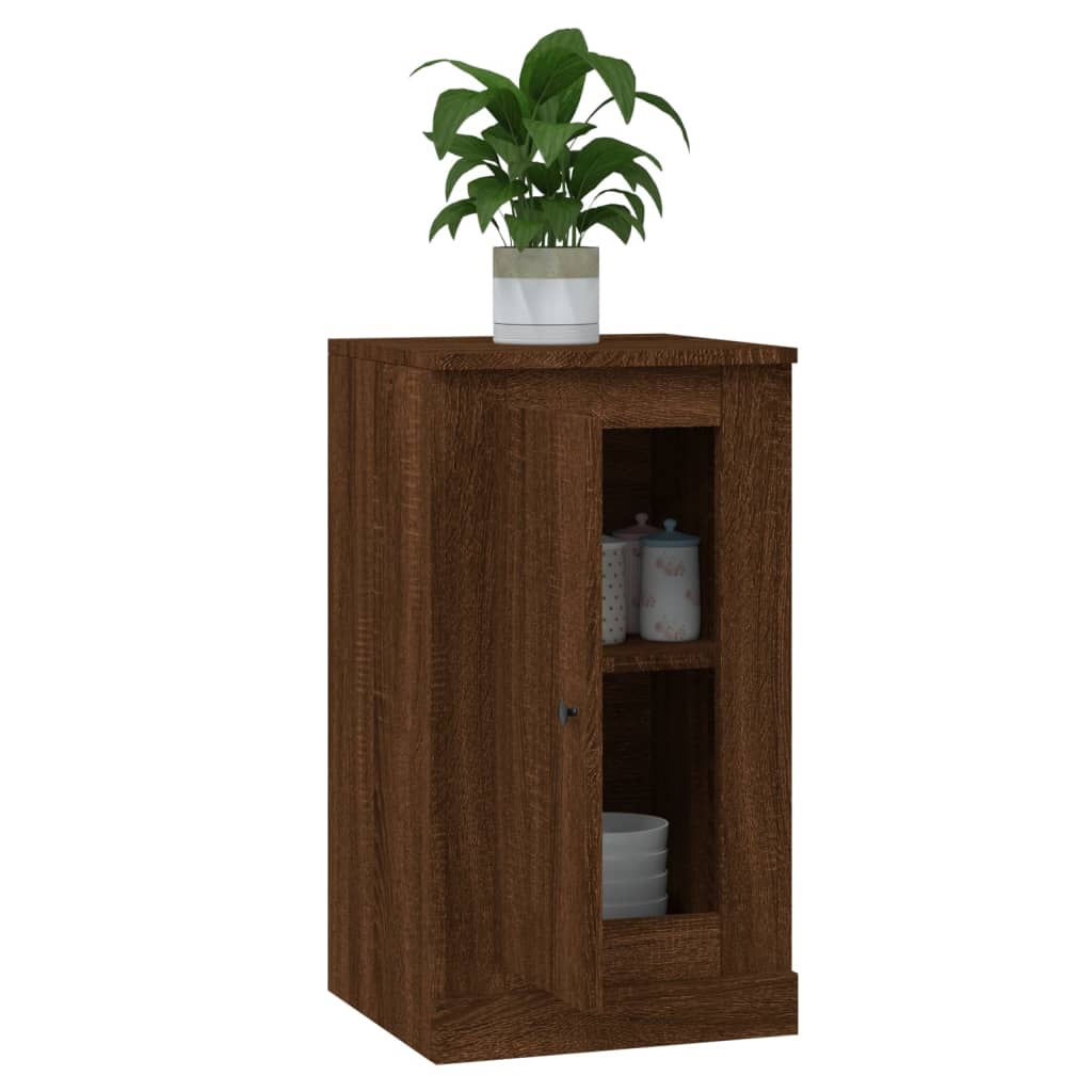Komoda boja smeđeg hrasta 37,5x35,5x67,5cm konstruirano drvo