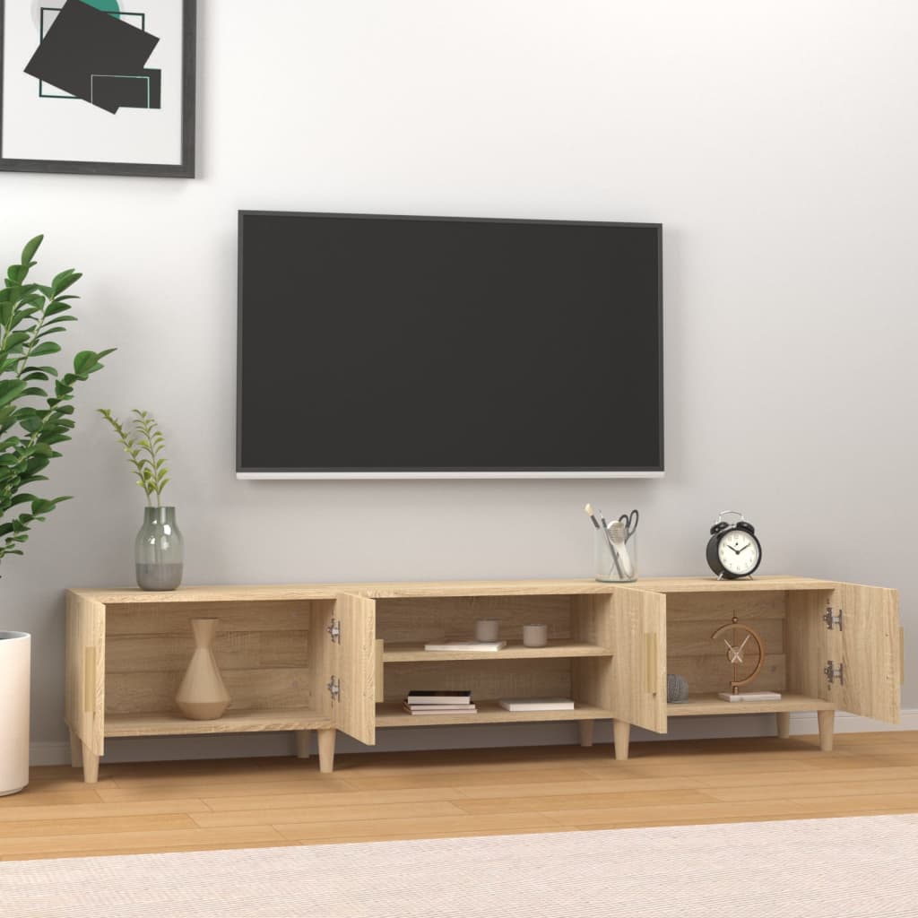 TV ormarić Sonoma hrast 180x31,5x40 cm Konstruirano drvo