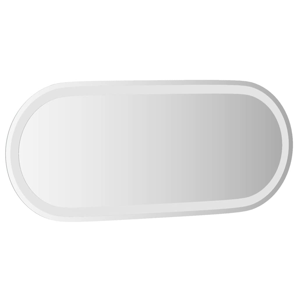 LED kupaonsko ogledalo 90 x 40 cm ovalno