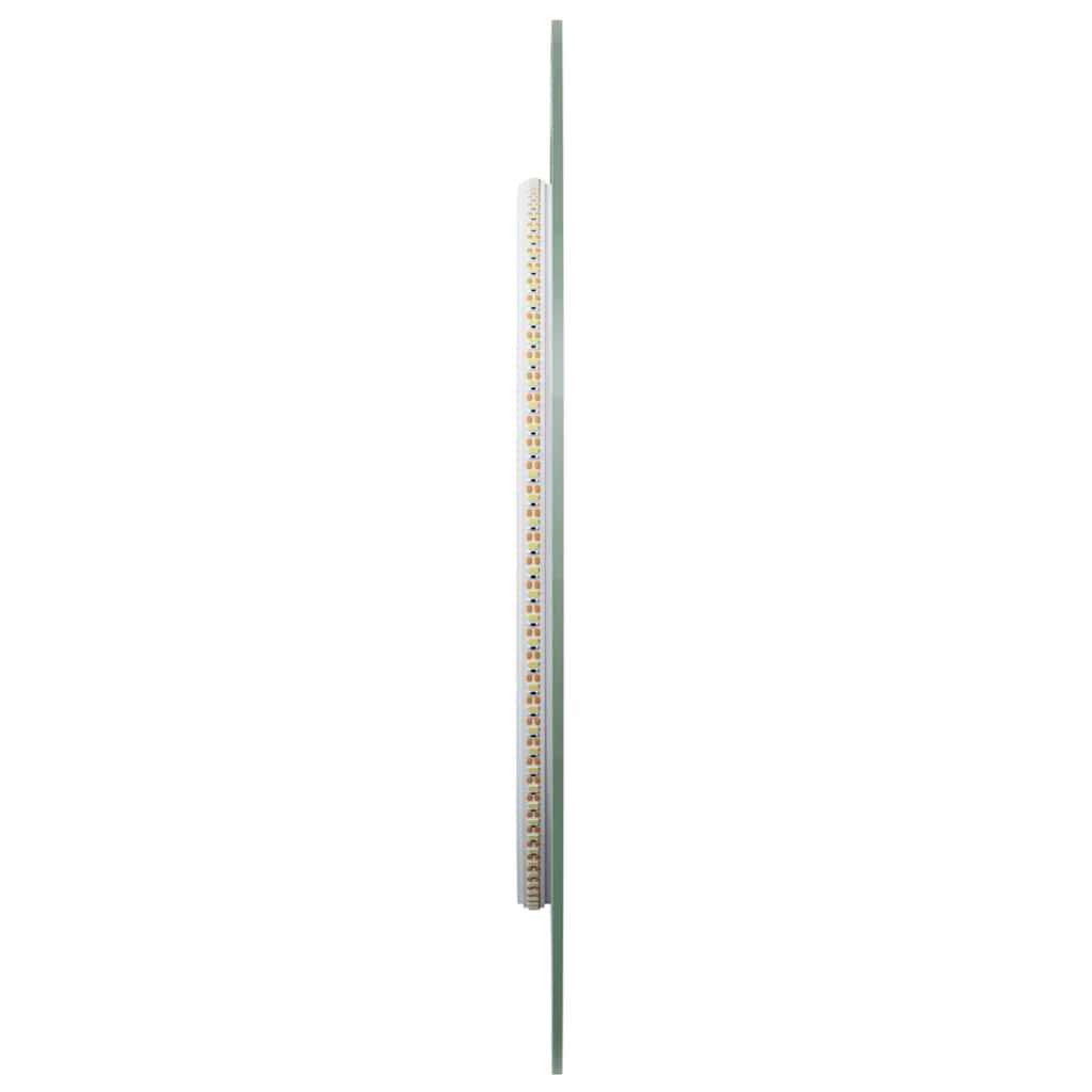 LED kupaonsko ogledalo 90 x 40 cm ovalno