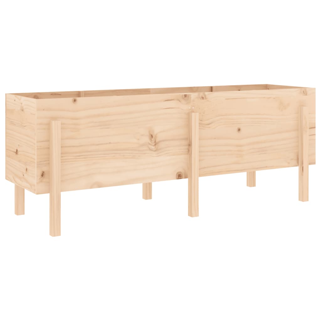 Povišena vrtna gredica 160 x 50 x 57 cm od masivne borovine